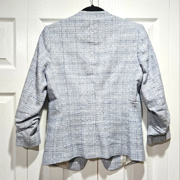 H&M Light Blue Woven Blazer - Picture 3 of 8